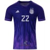 Officiële Voetbalshirt Argentinië L. MARTINEZ 22 Uit WK 2022 - Heren